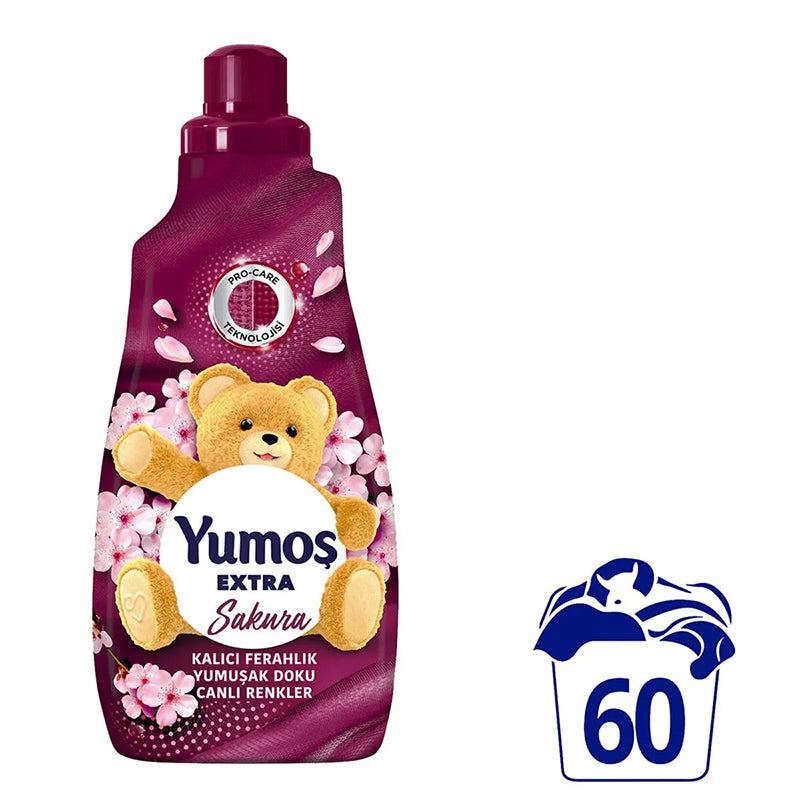 YUMOŞ EXTRA SAKURA KONSANTRE ÇAMAŞIR YUMUŞATICI – 1440 ML / 60 YIKAMA