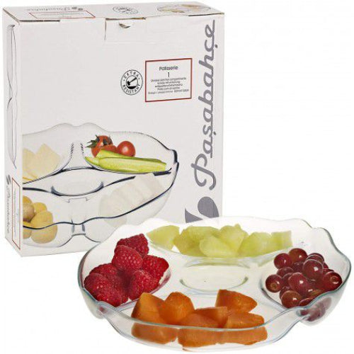 PASABAHCE BASIC DIVIDED PLATE 10467