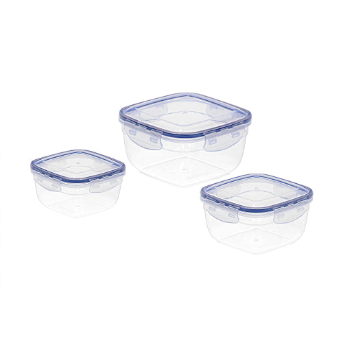 ASUDE SQUARE 3PC CONTAINER SET