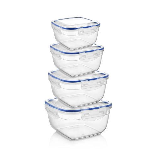 ASUDE SQUARE 4PC CONTAINER SET