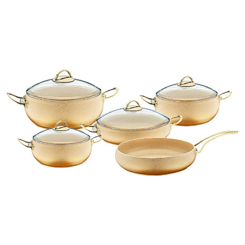 OMS GRANITE CASSERROLE SET 9PCS 3024