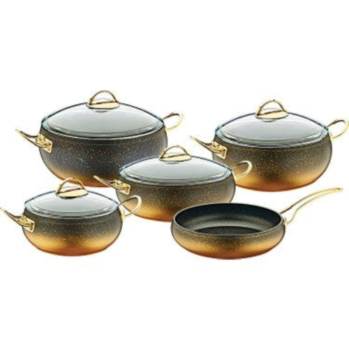 OMS GRANITE CASSERROLE SET 9PCS 3024