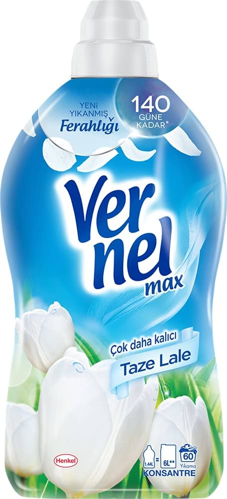 VERNEL MAX FRESH LILY SOFTENER 60 WASH