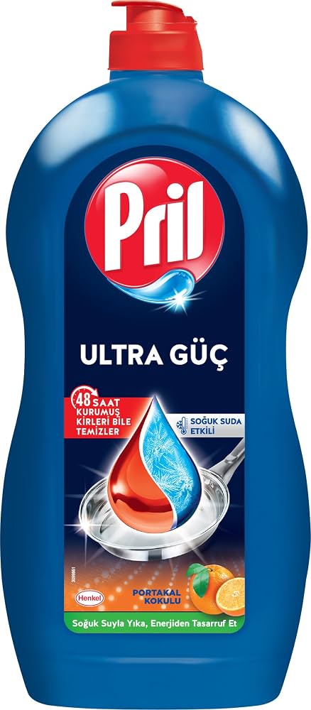 PRİL ULTRA GÜÇ PORTAKAL KOKULU SIVI BULAŞIK DETERJANI – 675 G / 653 ML