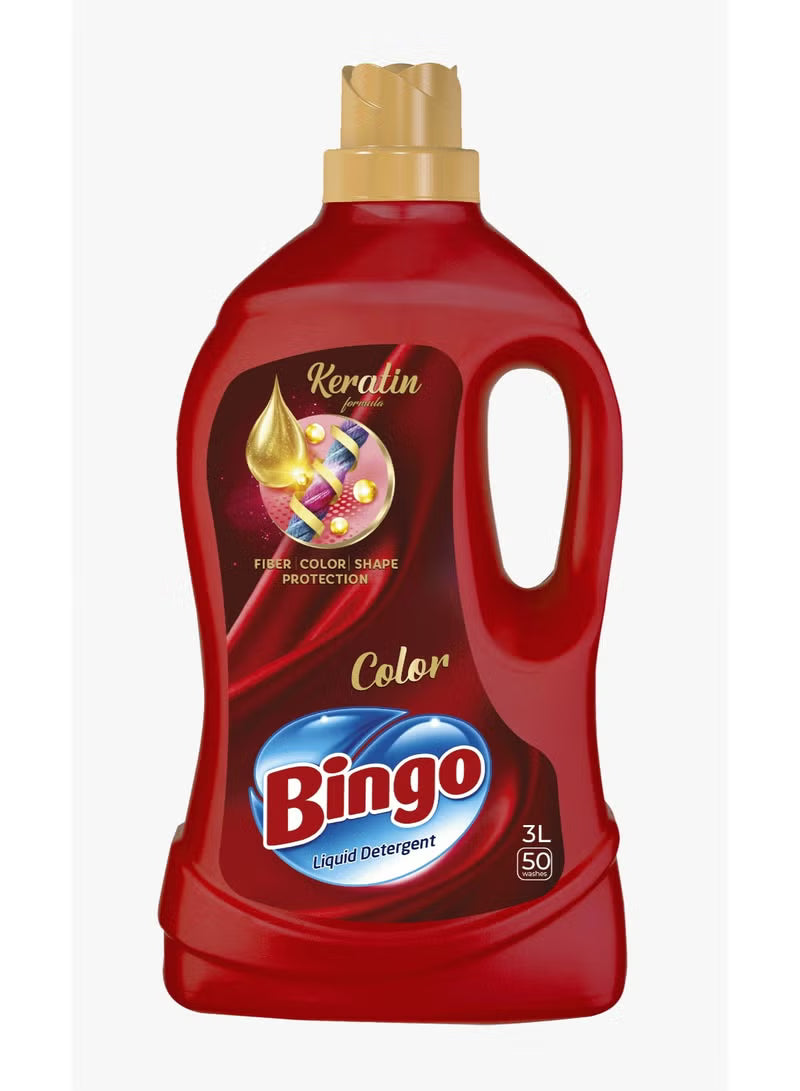 BINGO KERATIN COLOUR LIQUID DETERGANT  3L