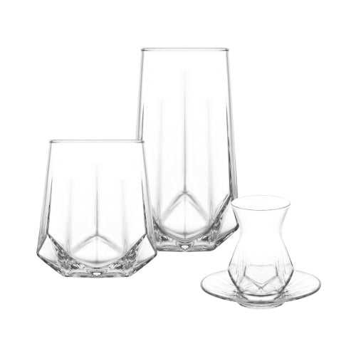 Lav Alya Exotic Dazzles Glass Set 24pcs