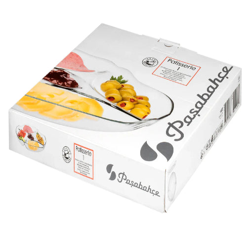 PASABAHCE BASIC DIVIDED PLATE 10467