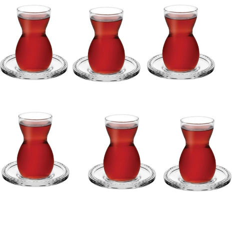 PASABAHCE DANTEL TEA GLASS 42841