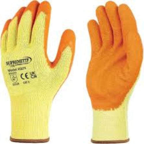 Latex Coated Gloves XL