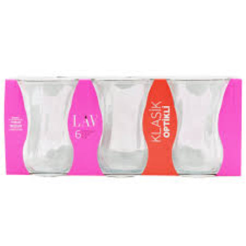 LAV CLASSIC OPTIC TEA GLASSES 30020