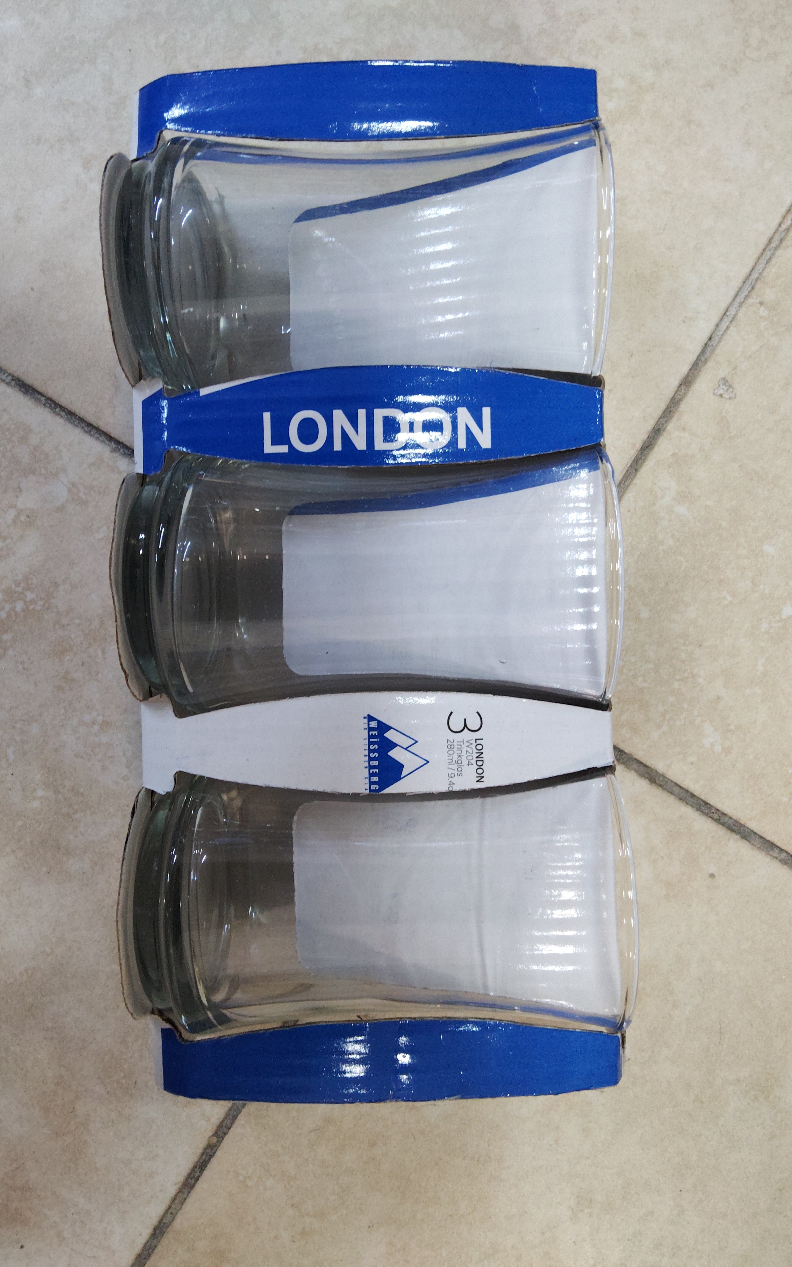 Akkaya London Tumblers 280ml/9.4oz (3 pcs)