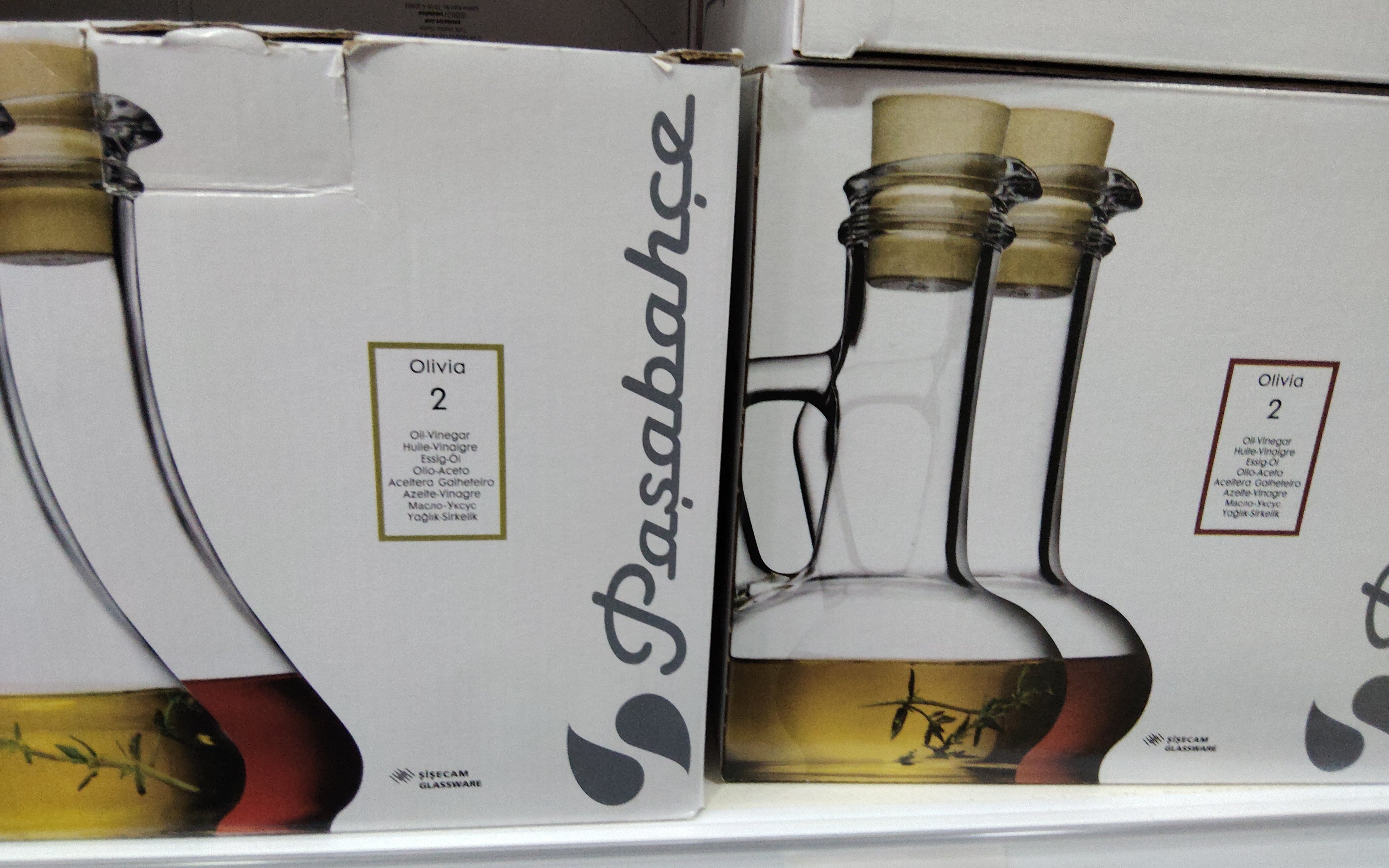 PASABAHCE OLIVIA OIL DISPENSER 80108