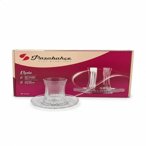 PASABAHCE ELYSIA TEA SET 950097