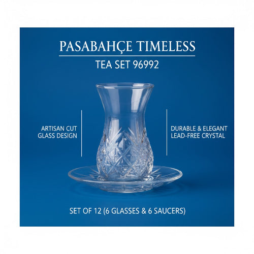 PASABAHCE TIMELESS TEA SET 96992