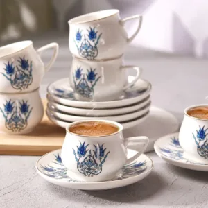 KARACA IZNIK COFFEE CUPT SET