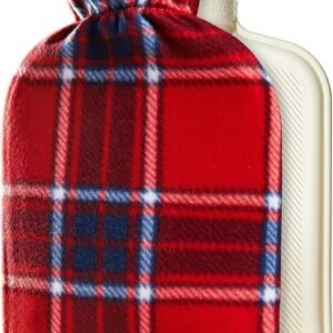 HOT WATER BOTTLE WITH FLEECE COVER
